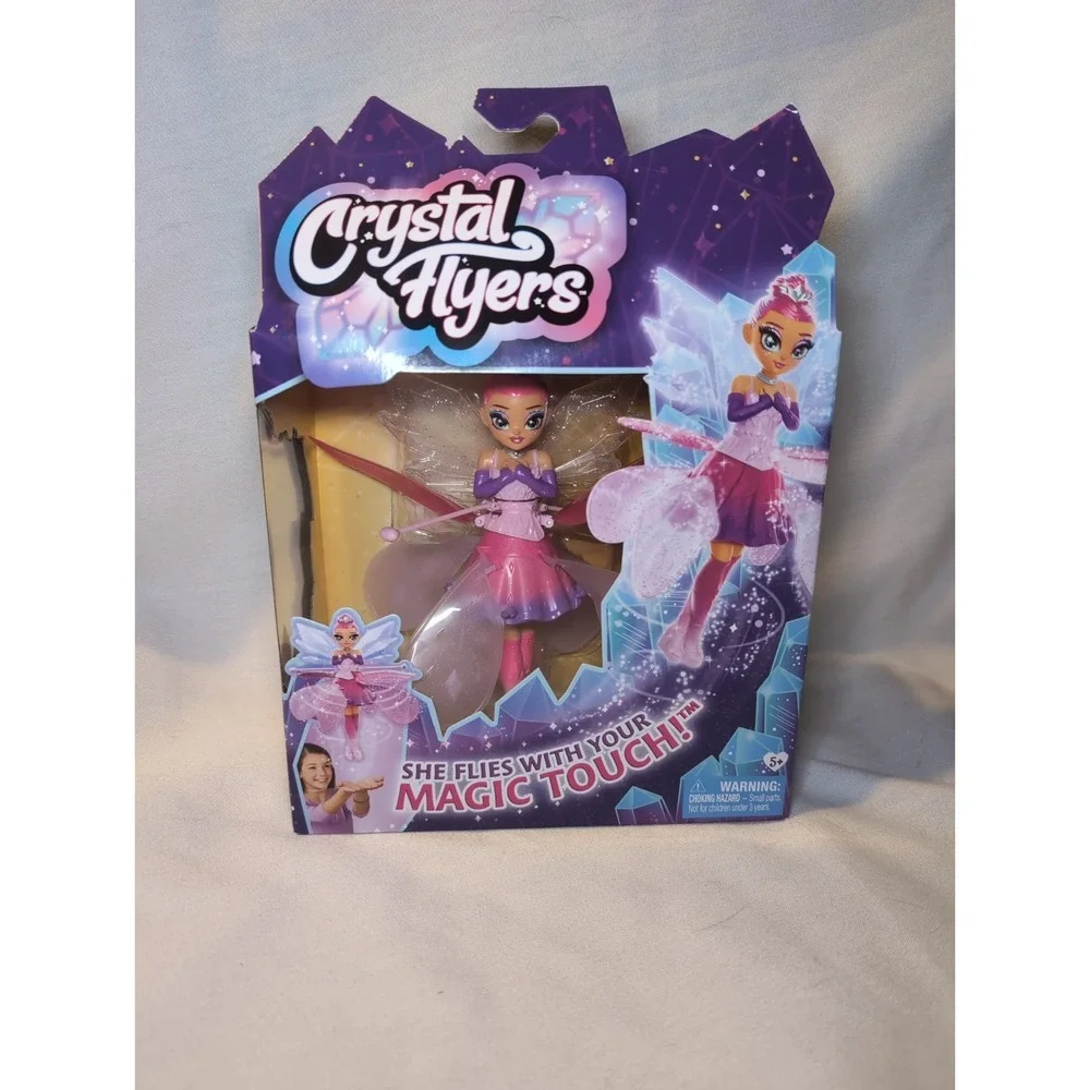 Crystal Flyers Magical Flying Doll with Crystal Wings Interactive Toy